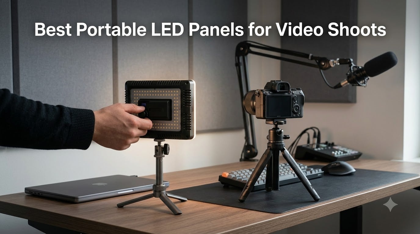Best Portable LED Panels for Video Shoots