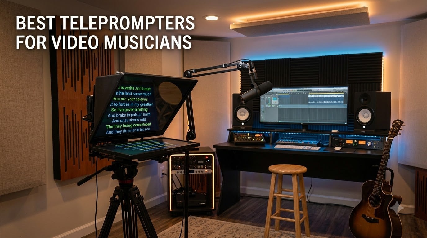 Best Teleprompters for Video Musicians