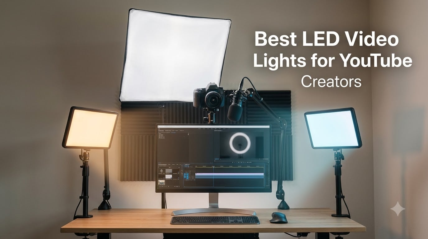 Best LED Video Lights for YouTube Creators