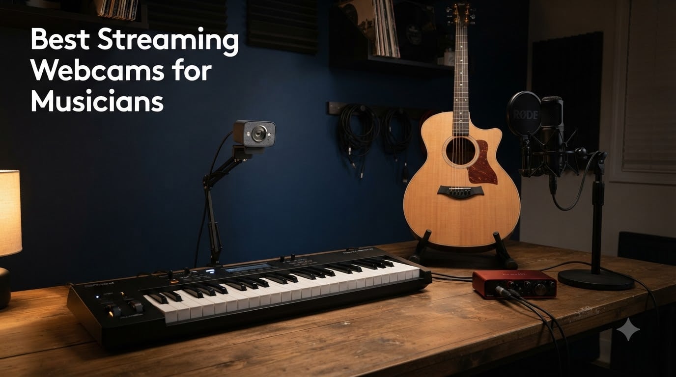Best Streaming Webcams for Musicians