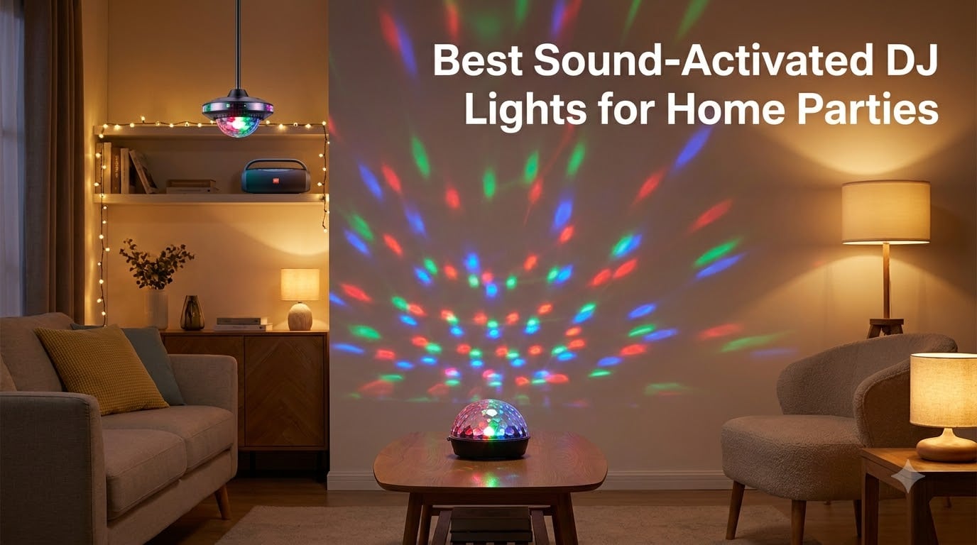 Best Sound-Activated DJ Lights for Home Parties