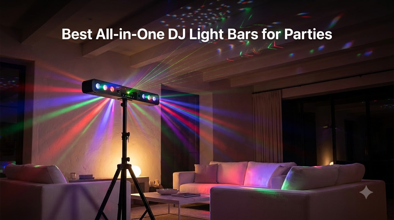 Best All-in-One DJ Light Bars for Parties