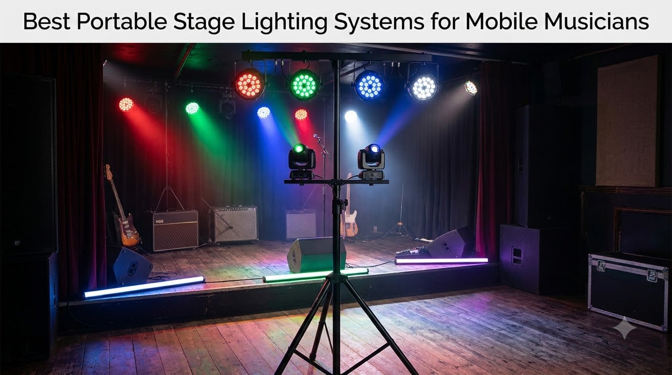 Best Portable Stage Lighting Systems for Mobile Musicians