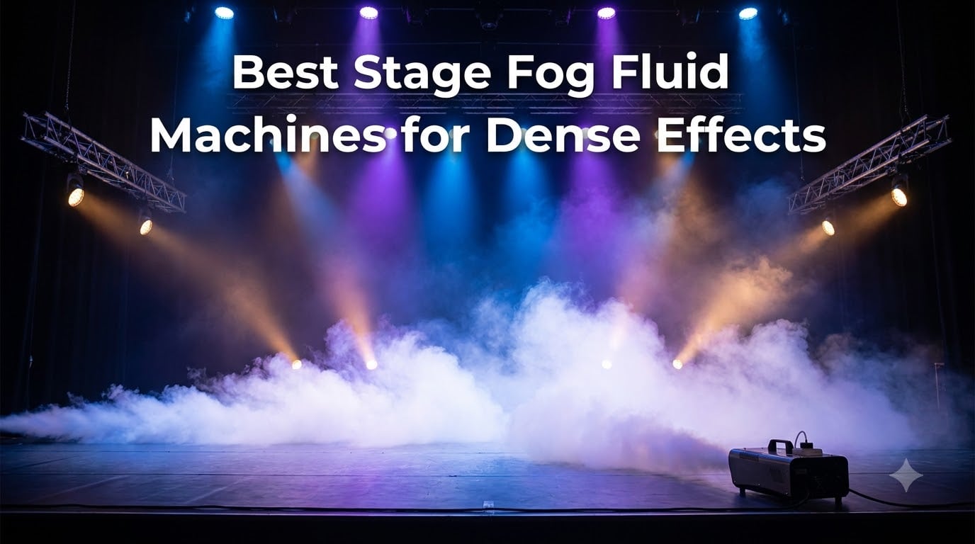 Best Stage Fog Fluid Machines for Dense Effects