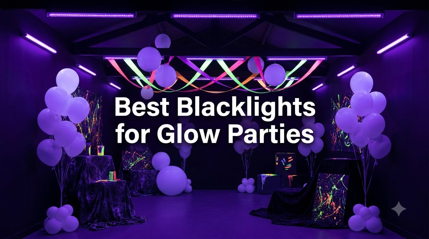 Best Blacklights for Glow Parties