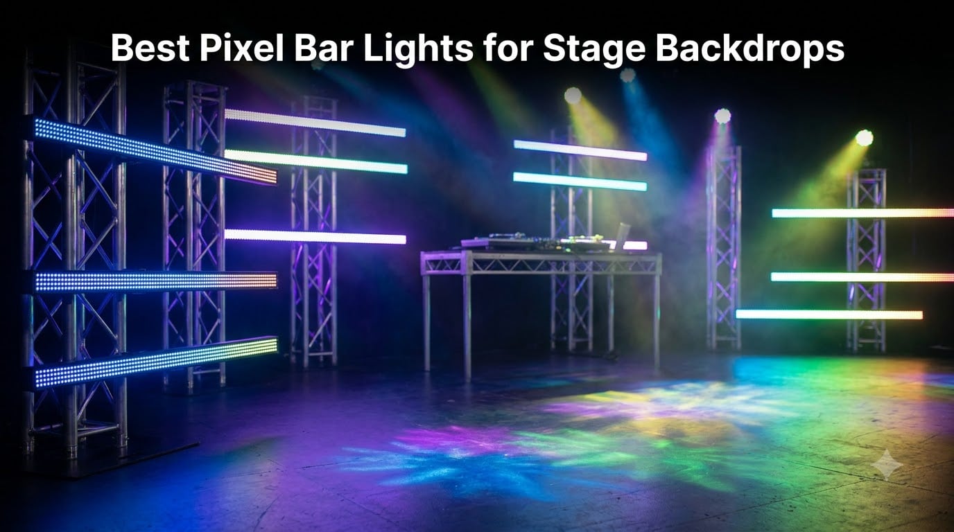 Best Pixel Bar Lights for Stage Backdrops