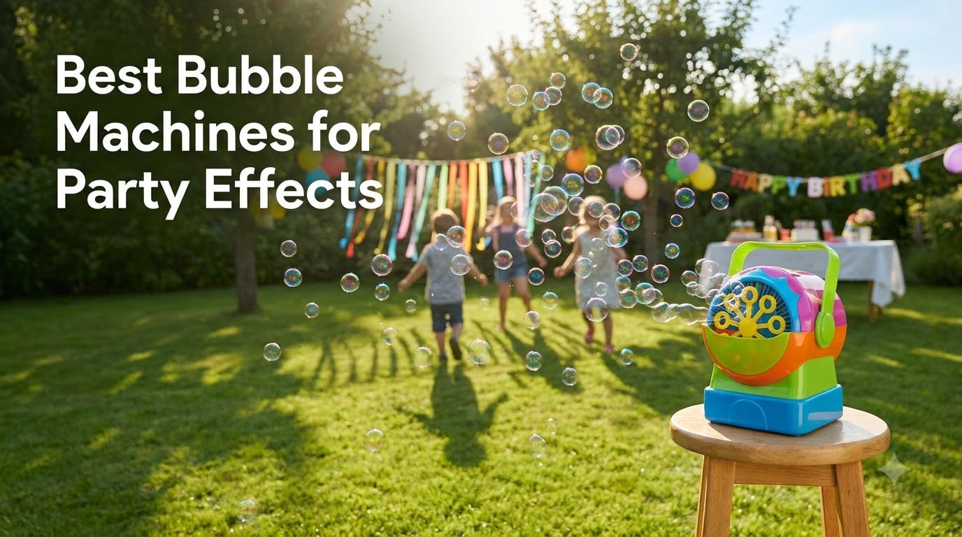 Best Bubble Machines for Party Effects