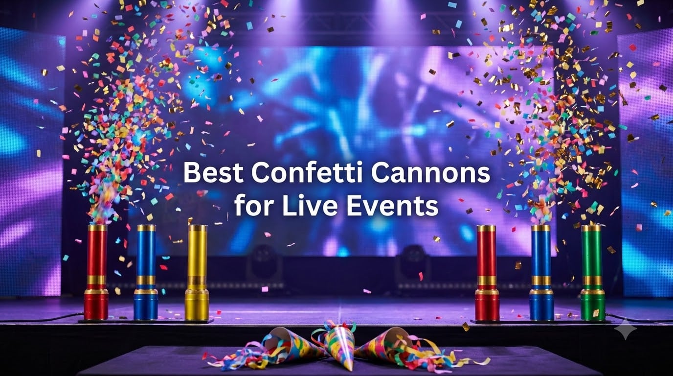 Best Confetti Cannons for Live Events