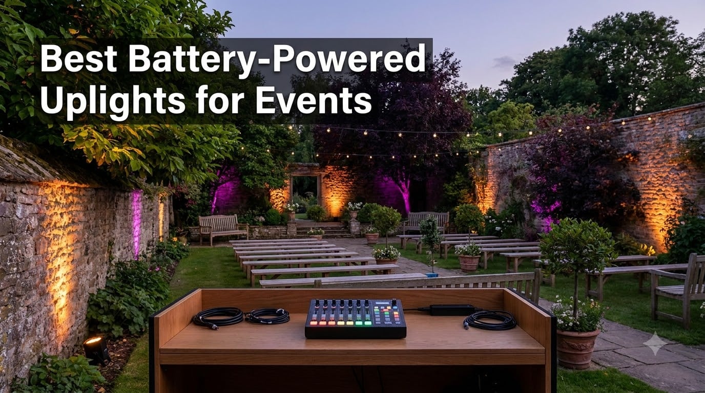 Best Battery-Powered Uplights for Events