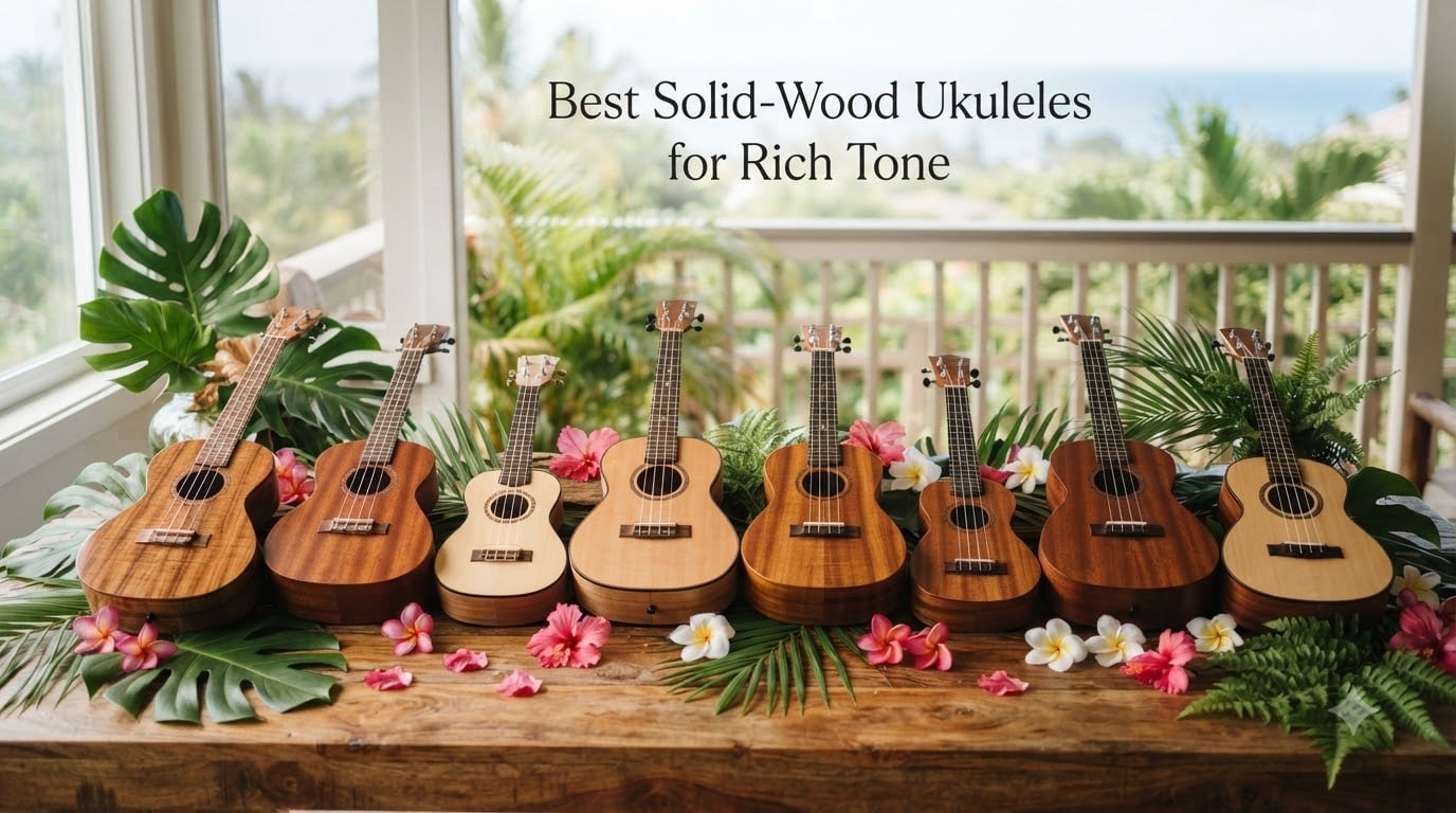 Best Solid-Wood Ukuleles for Rich Tone