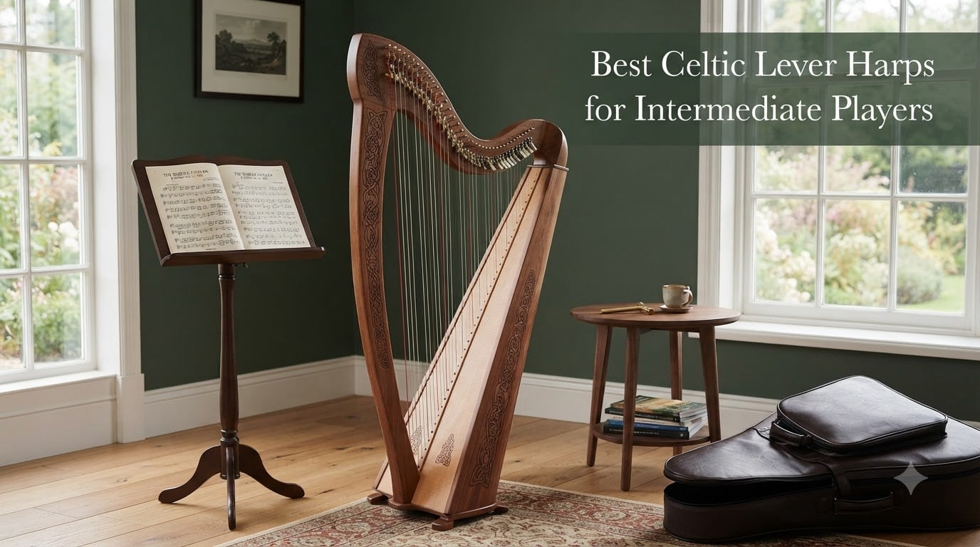Best Celtic Lever Harps for Intermediate Players