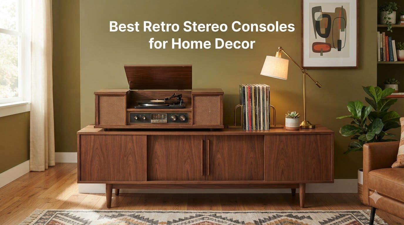 Best Retro Stereo Consoles for Home Decor
