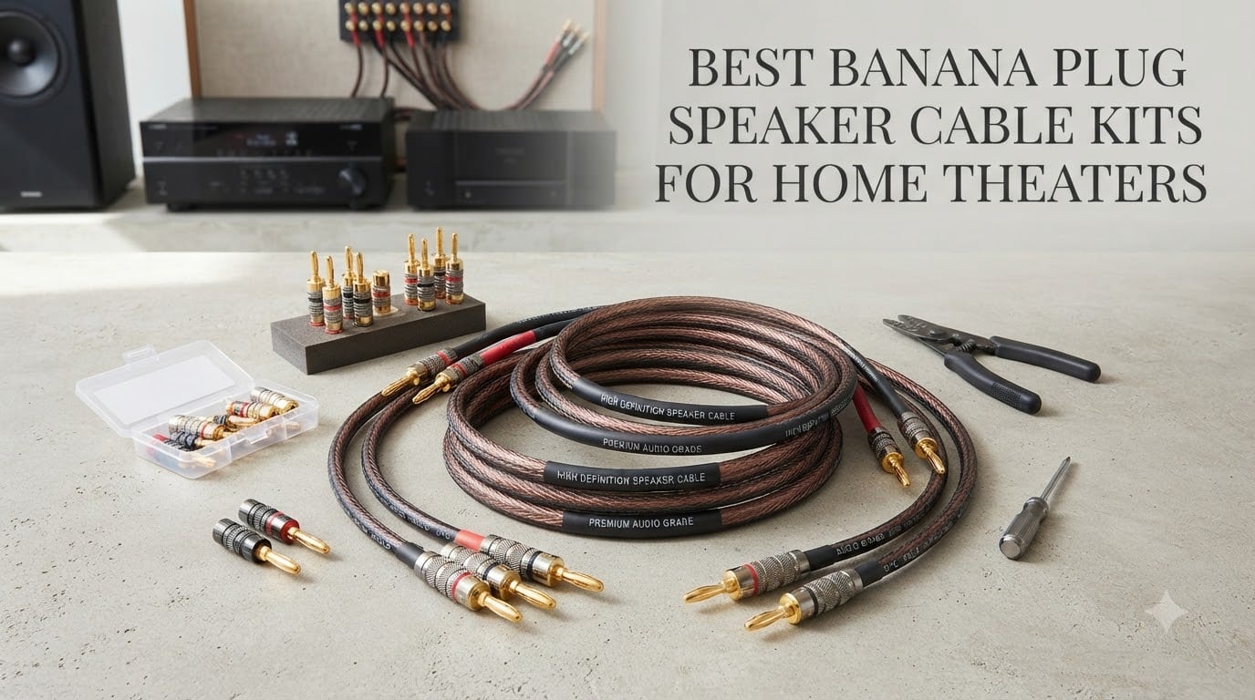 Best Banana Plug Speaker Cable Kits for Home Theaters