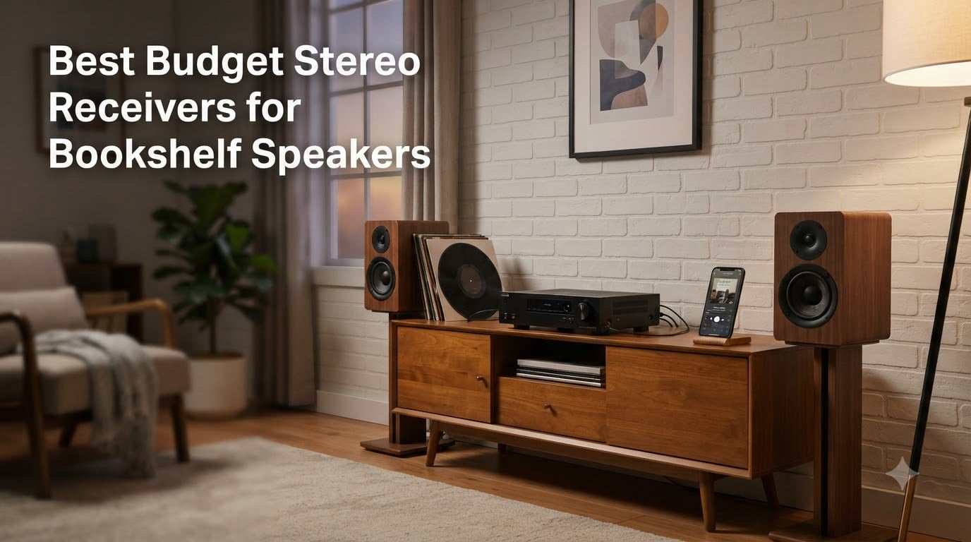 Best Budget Stereo Receivers for Bookshelf Speakers