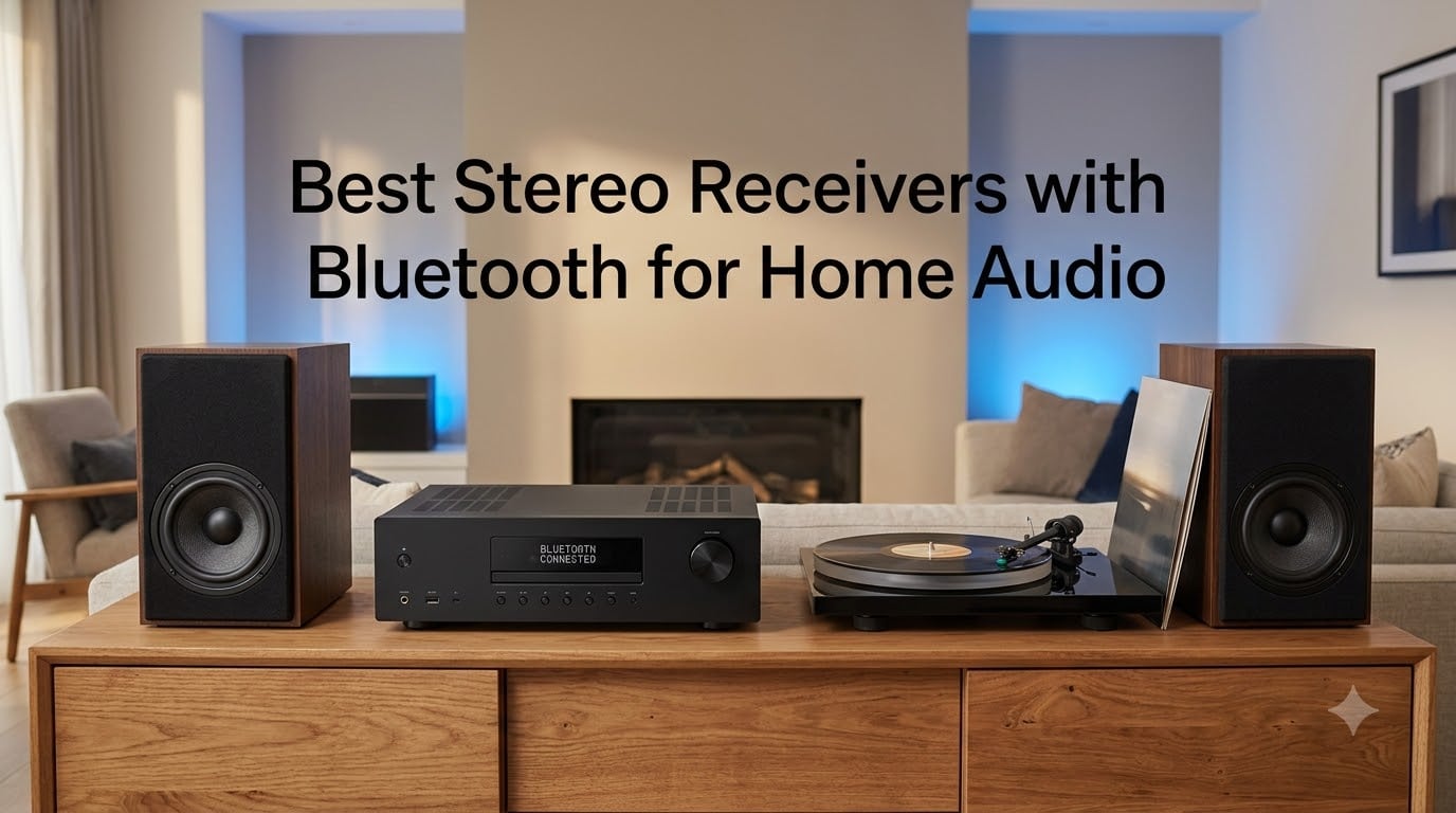 Best Stereo Receivers with Bluetooth for Home Audio