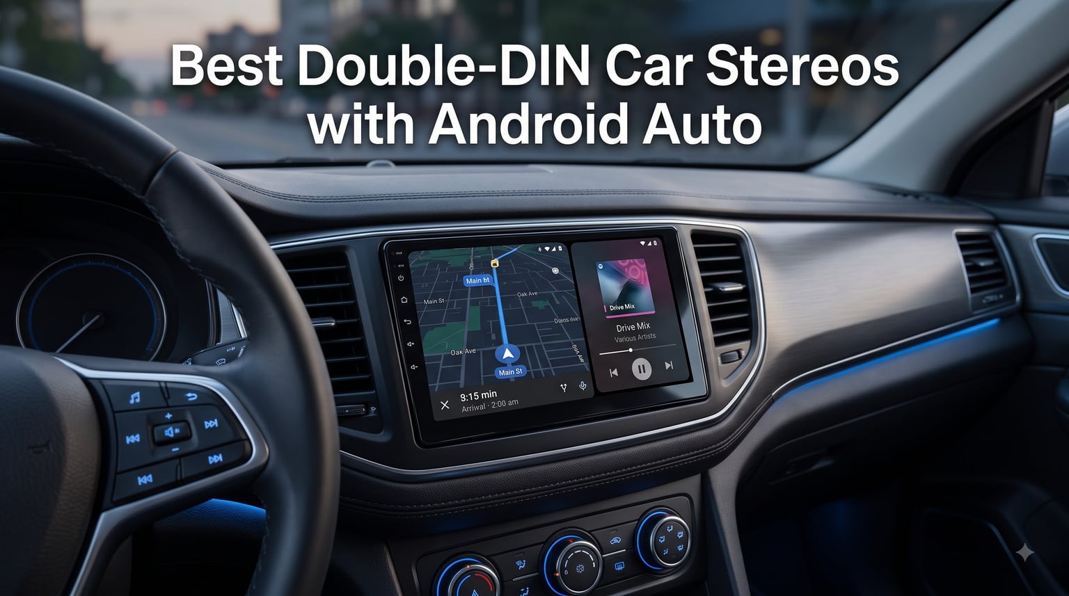 Best Double-DIN Car Stereos with Android Auto