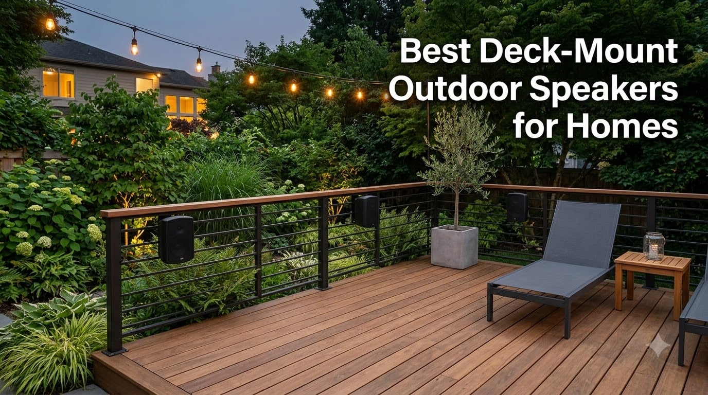 Best Deck-Mount Outdoor Speakers for Homes