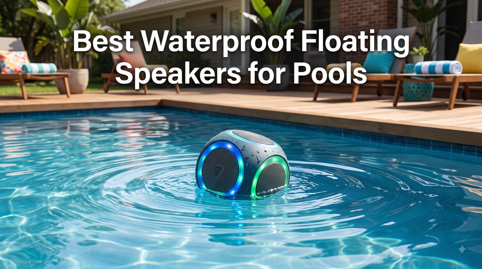 Best Waterproof Floating Speakers for Pools