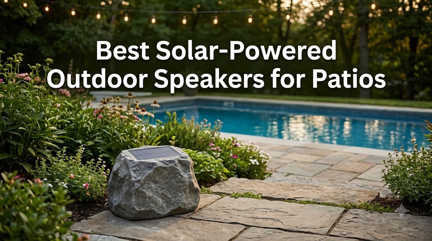 Best Solar-Powered Outdoor Speakers for Patios