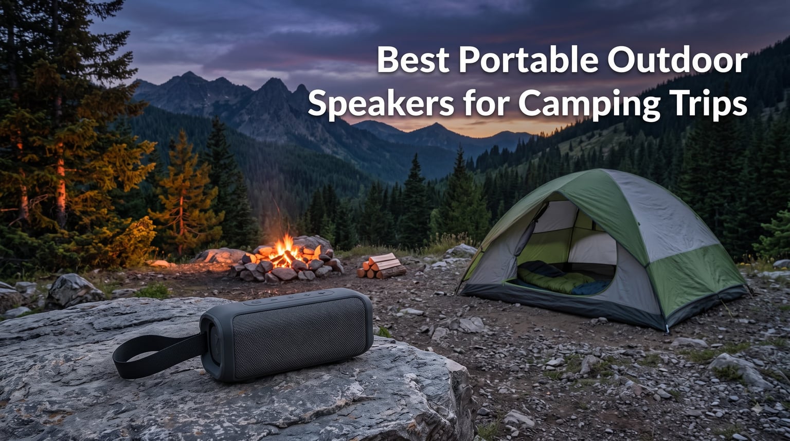Best Portable Outdoor Speakers for Camping Trips