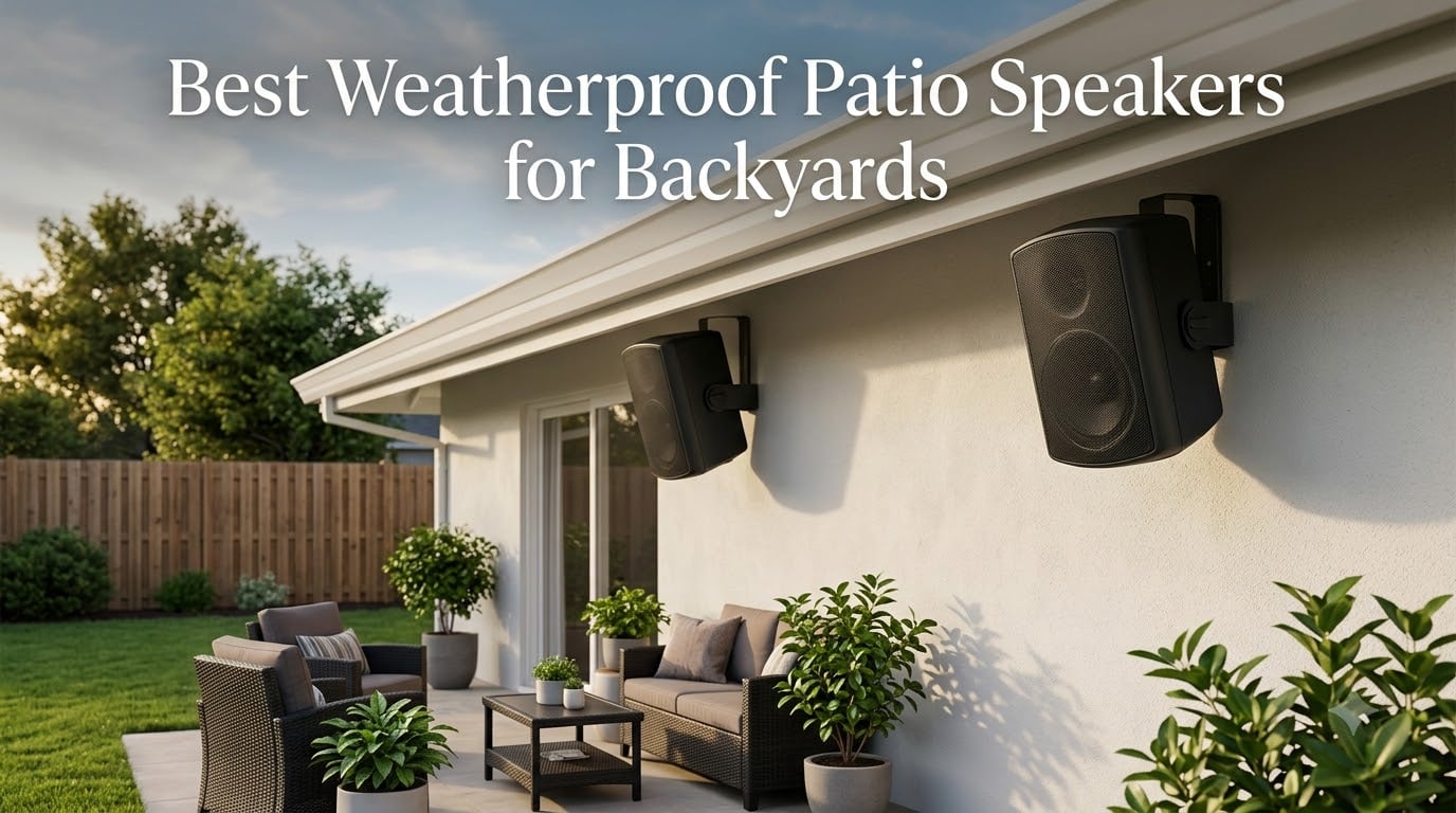 Best Weatherproof Patio Speakers for Backyards