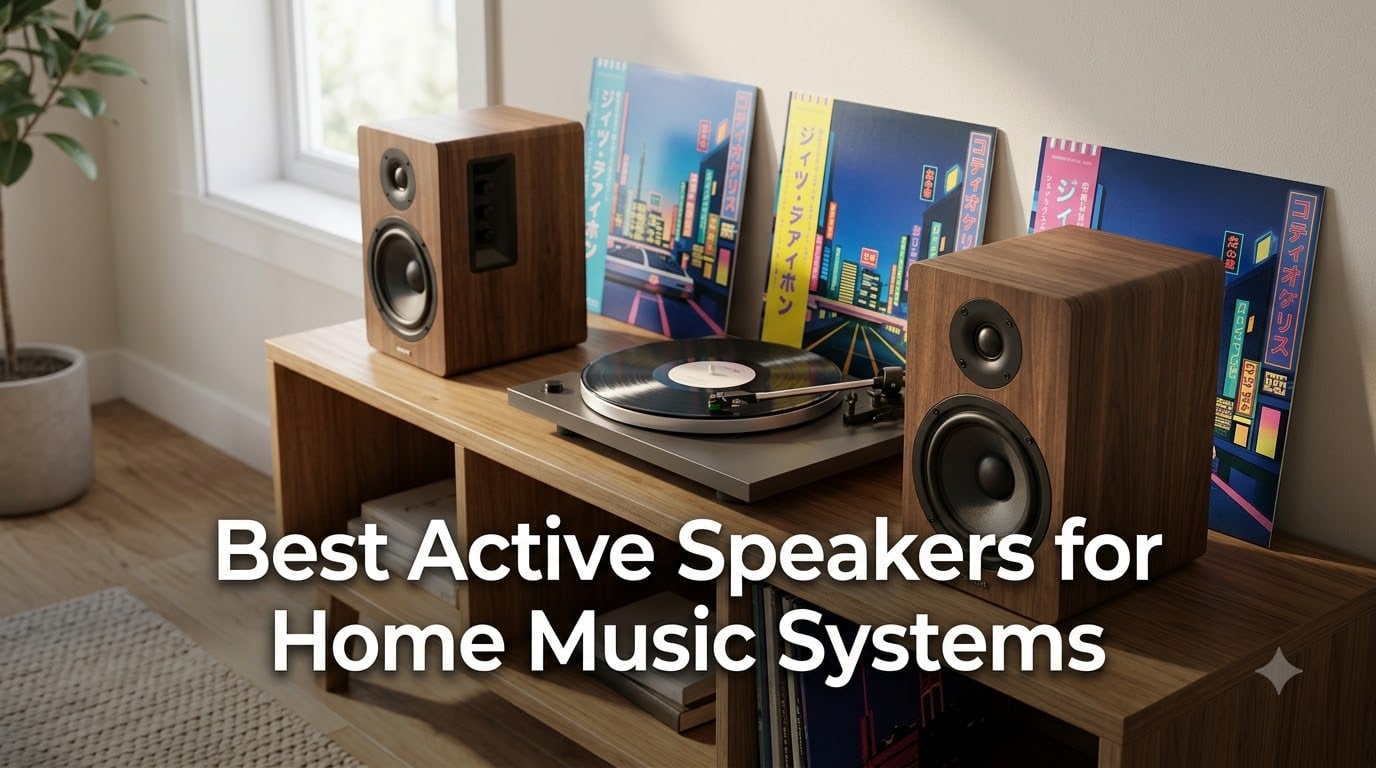 Best Active Speakers for Home Music Systems