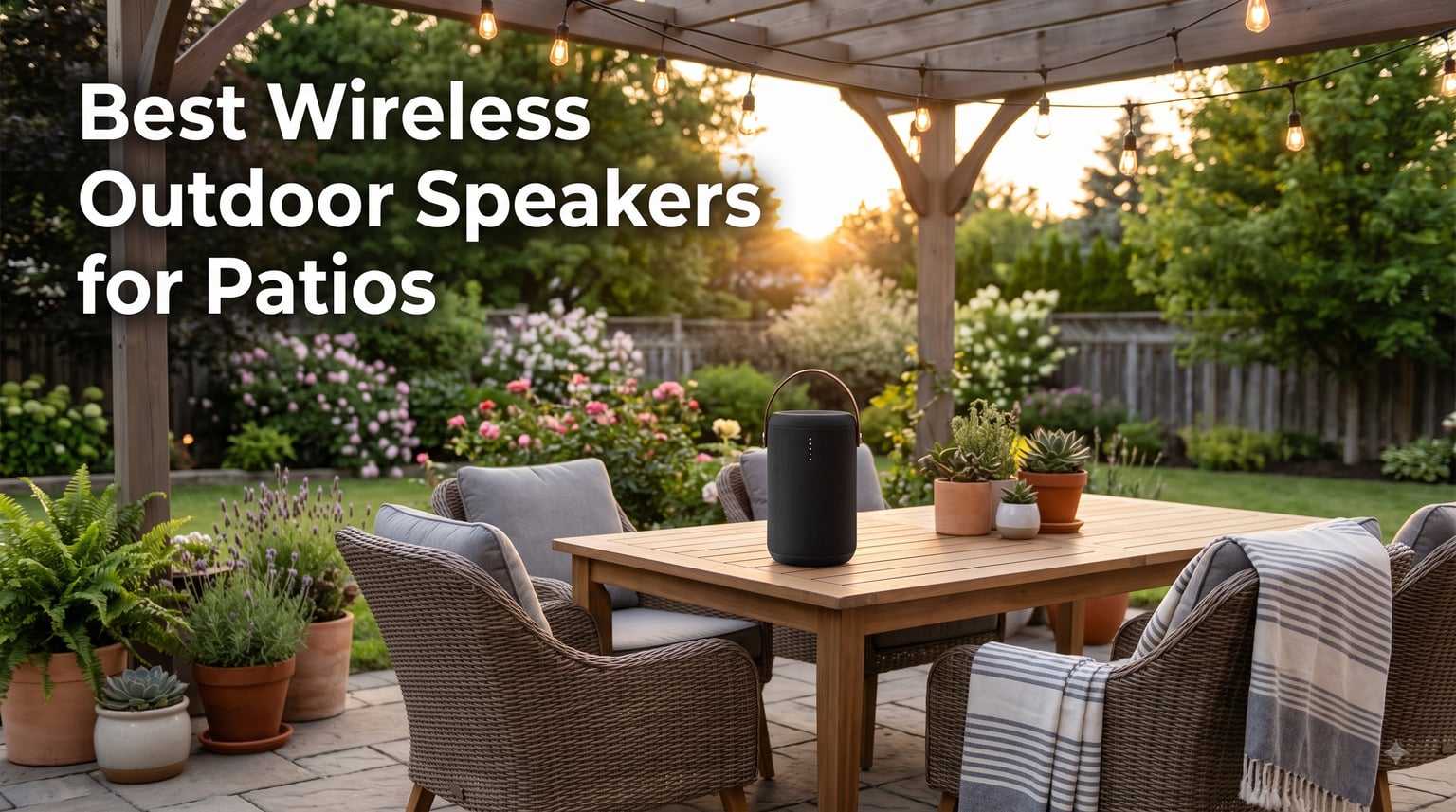 Best Wireless Outdoor Speakers for Patios