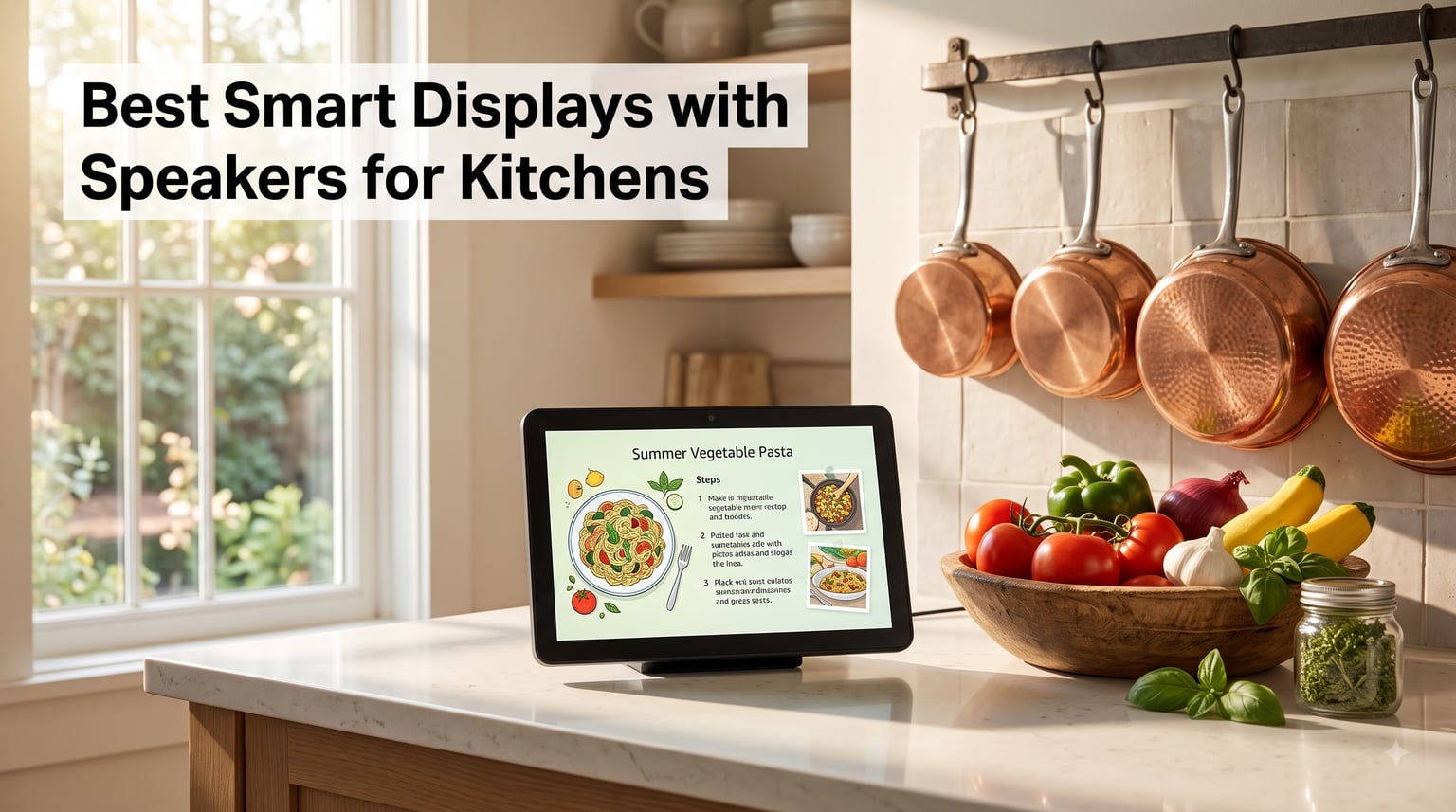 Best Smart Displays with Speakers for Kitchens