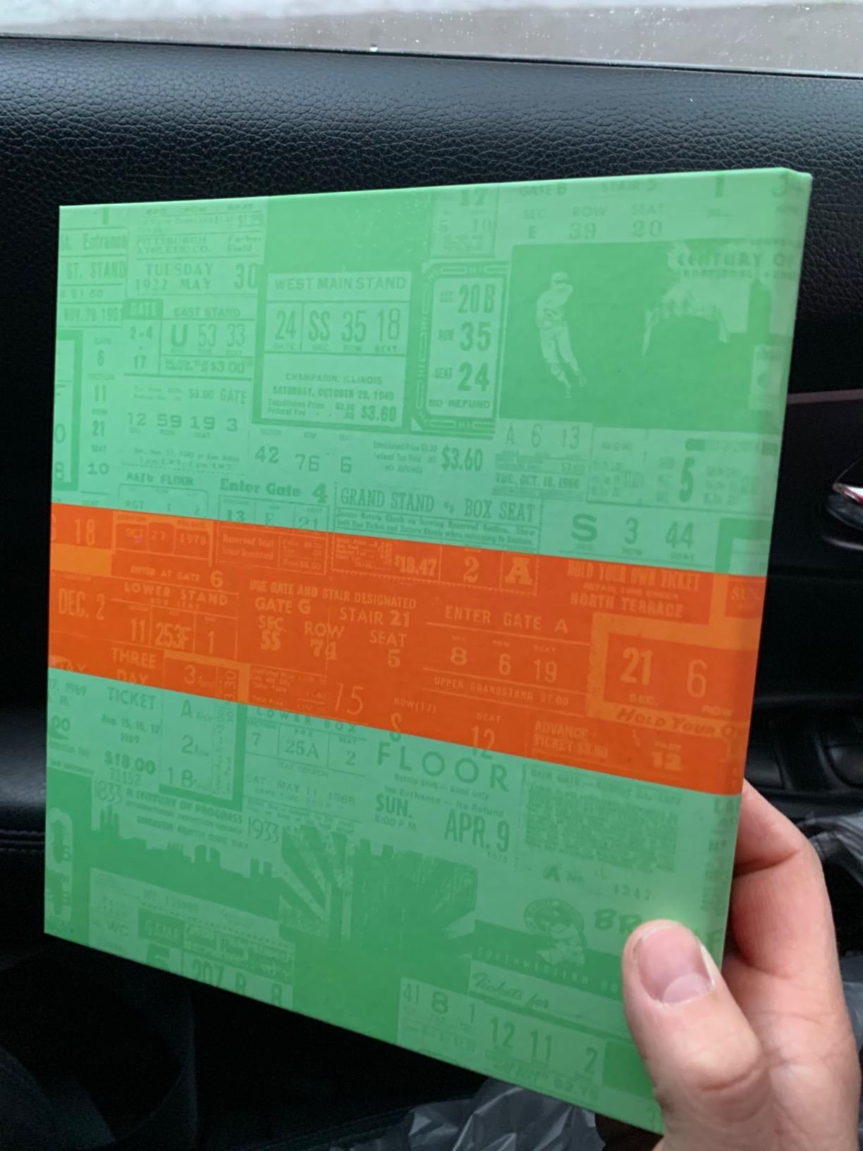 Ticket Stub Diary customer photo 2