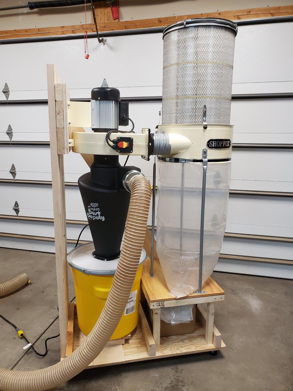 Shop Fox W1666-2 HP Dust Collector,White customer photo 2