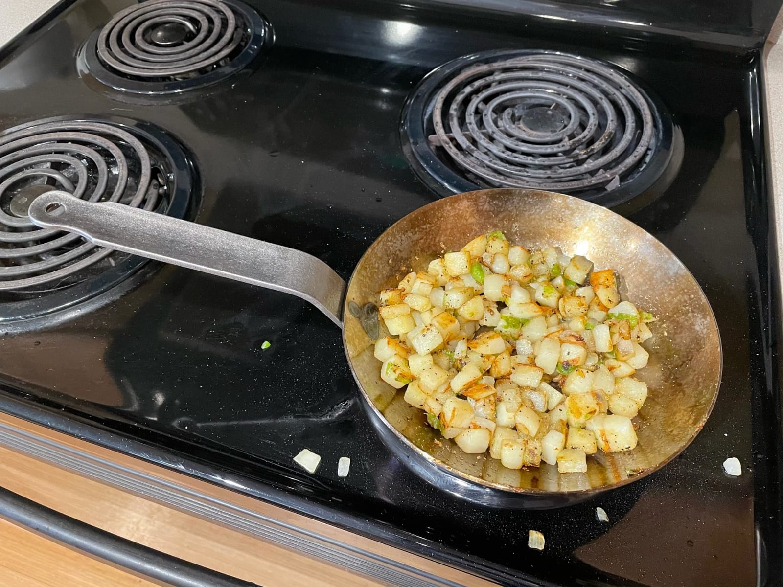 Matfer Bourgeat Black Carbon Steel Frying Pan, 12 5/8
