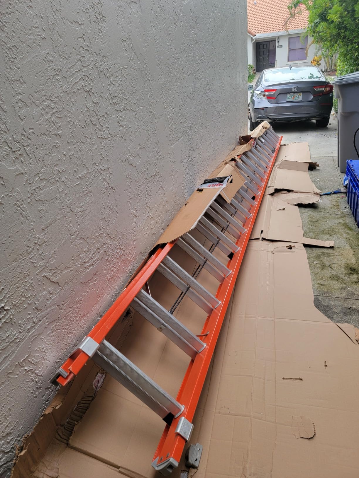 Louisville 40 ft Fiberglass Extension Ladder, FE3240, Type IA, 300 lbs customer photo 1