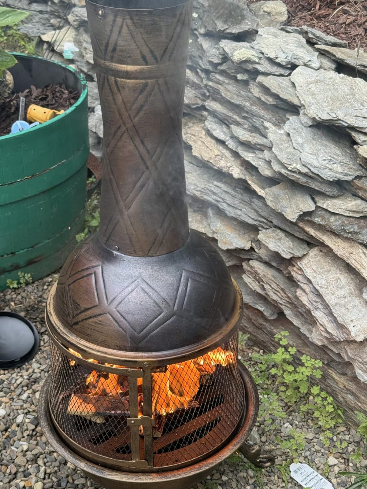 Oakland Living Elite Chimenea customer photo 1