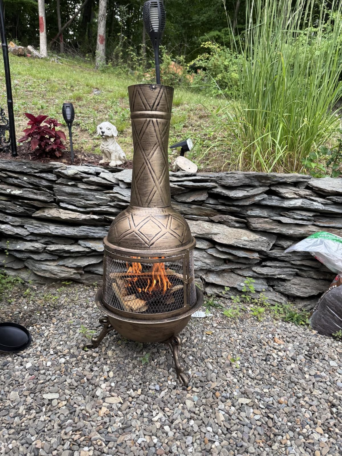 Oakland Living Elite Chimenea customer photo 2