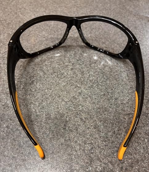 Dewalt Dominator Safety Glasses Dpg94 Unisex Adult Non Slip Polarized Mirrored Rubber Full Rim customer photo 2