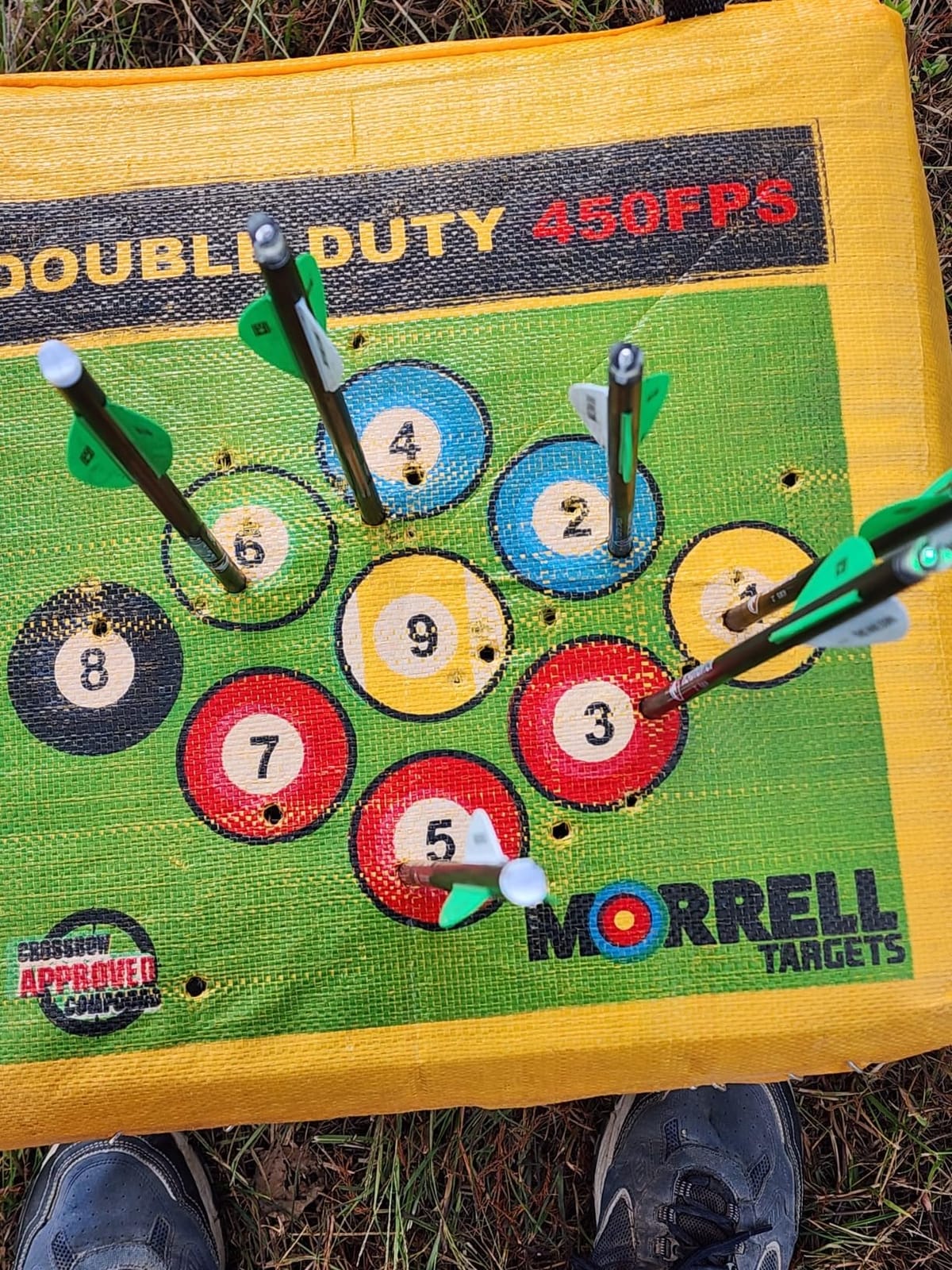 Morrell Double Duty 450 FPS Cube Field Point Archery Bag Target, Yellow customer photo 1