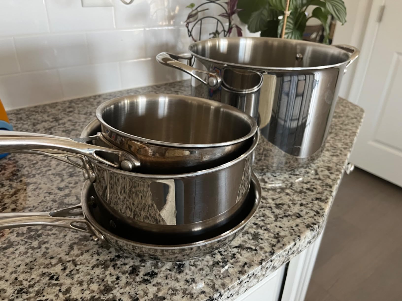 Cooks Standard Multi-Ply Clad Stainless Steel Pots and Pans Set, 10-pc customer photo 1