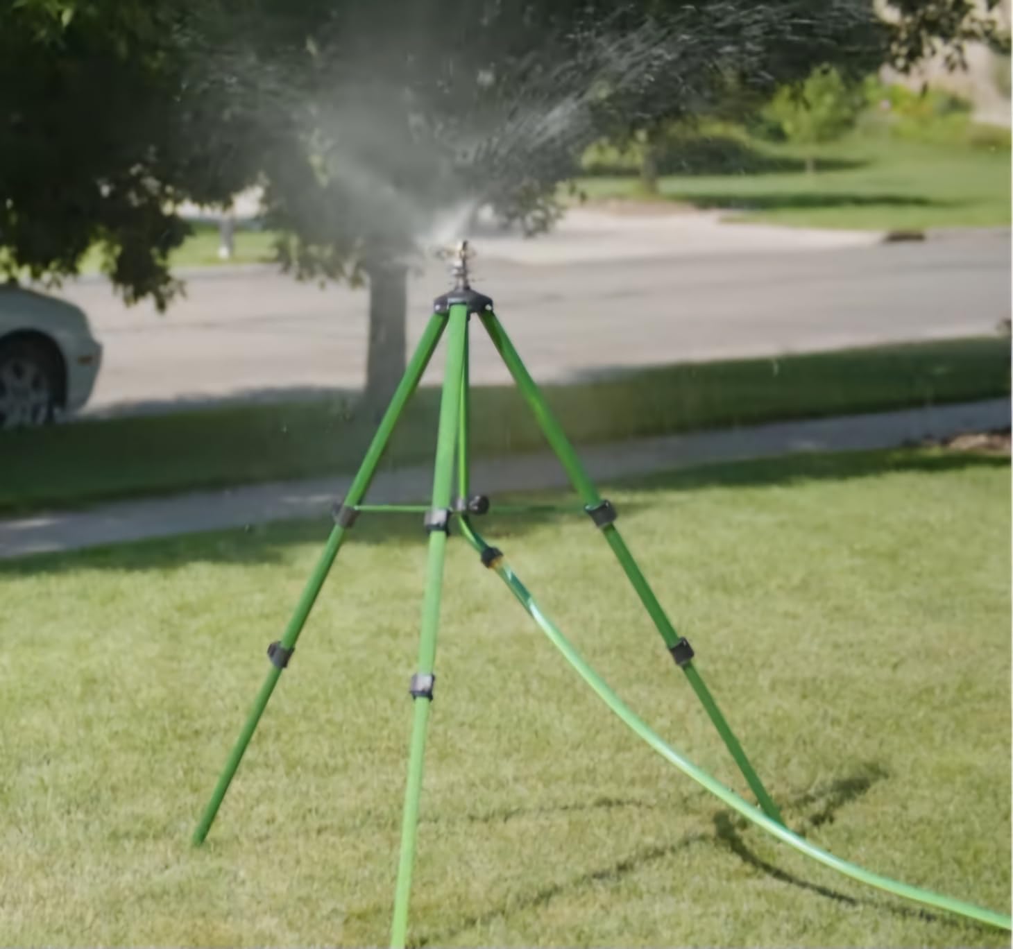Orbit Tripod Zinc Impact Sprinkler, Adjustable Height - 56667 customer photo 2