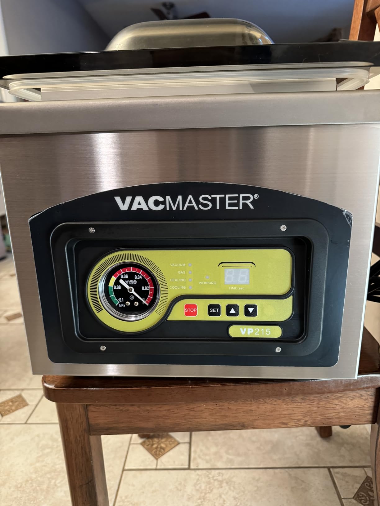 VacMaster VP215 Chamber Vacuum Sealer - Commercial Vacuum Sealer Machine for Food with Oil Pump, 10.25” Seal Bar for 10” x 13” Bags, Food Vacuum Sealer for Sous Vide, Liquids & Food Storage customer photo 2