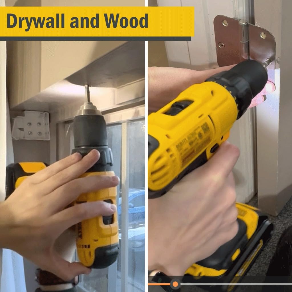 DEWALT 20V Max Cordless Drill Driver Set, 2 Speed, High Performance Motor, Includes 2 XR 1.3Ah Li-Ion Batteries, Charger and Contractor Bag (DCD771C2) customer photo 2