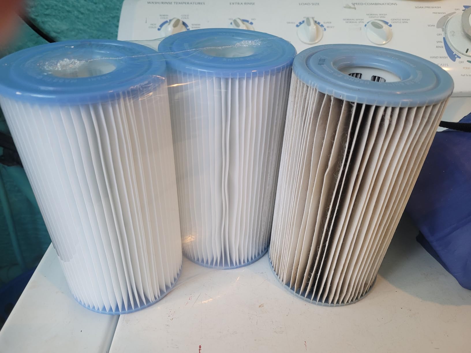 INTEX 29002E Type A Pool Filter Cartridge: for INTEX Filter Pumps – Easy-to-Clean – Dacron Paper – Efficient Filtration – Two Pack customer photo 2