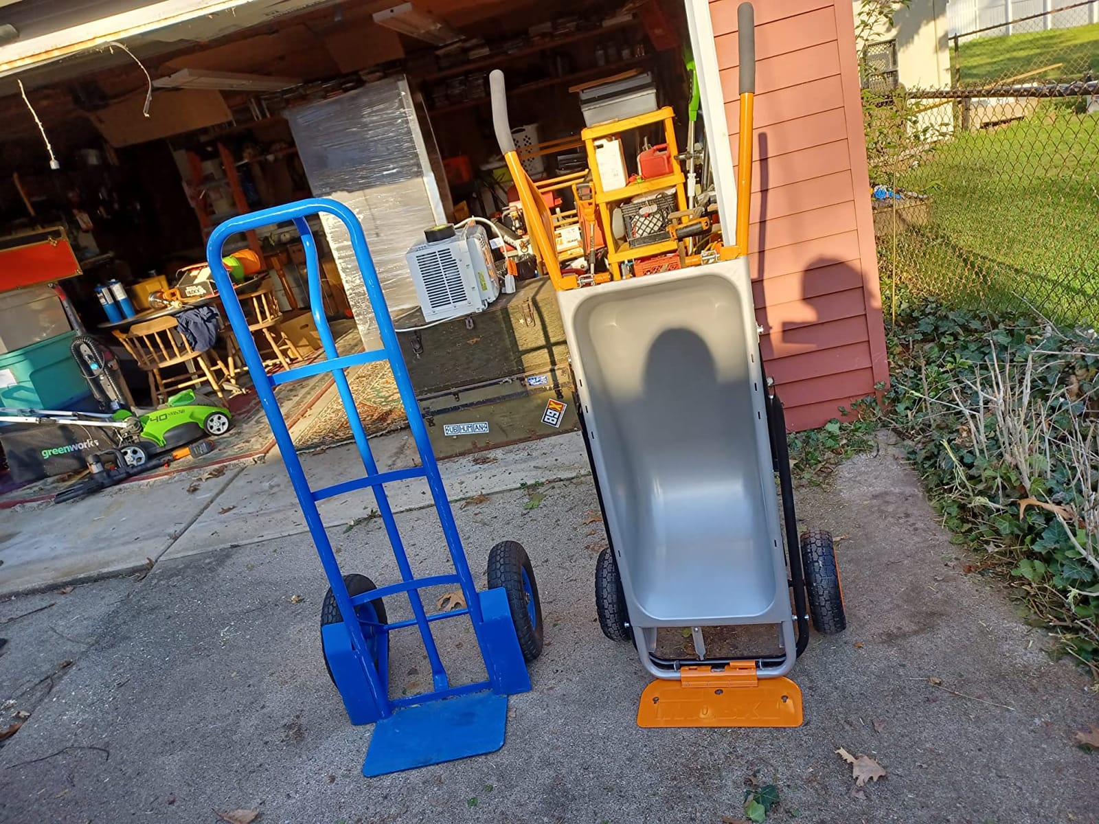 WORX Wheelbarrow Heavy Duty Dolly, 8-in-1 Aerocart Garden Cart, WG050 customer photo 1