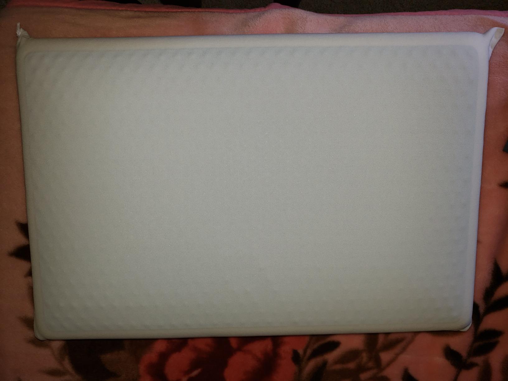 Cool Gel Cooling Pillow for Side Sleepers, Standard Size Memory Foam Pillow for Neck Pain Relief, Medium Firm Ergonomic Contour, Bed Pillows for Sleeping, Back Sleeper Neck and Shoulder Support customer photo 2