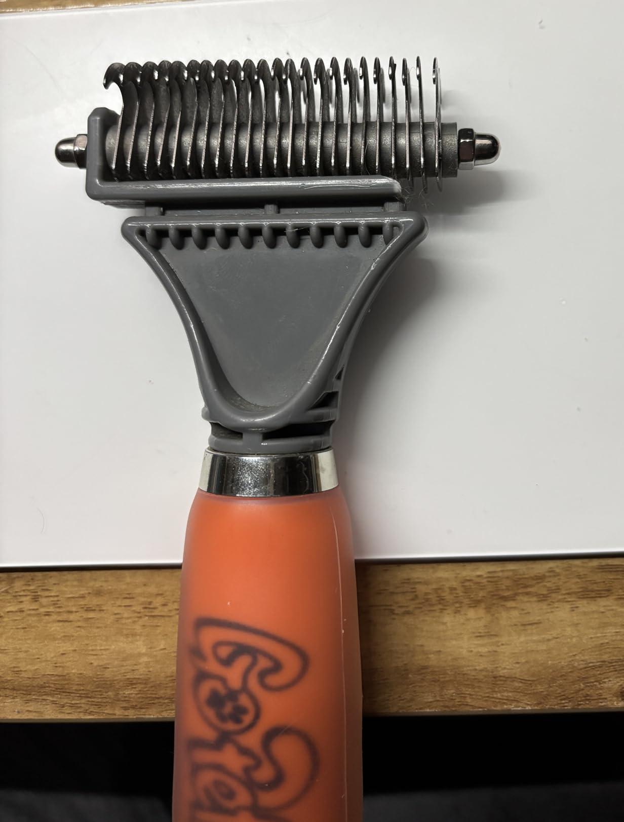 GoPets 2-in-1 Deshedding & Dematting Comb & Grooming Brush for Dogs & Cats customer photo 1