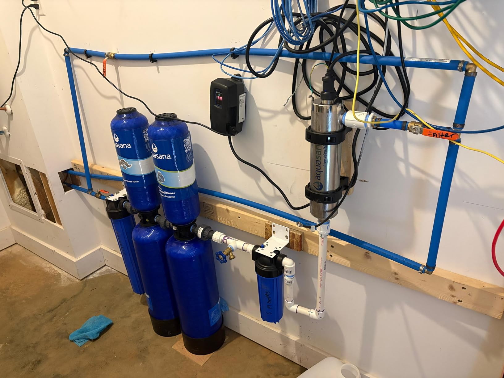 Aquasana Whole House Water Filter System | 1M Gal | UV | WH-1000-CS-UVS-B customer photo 1