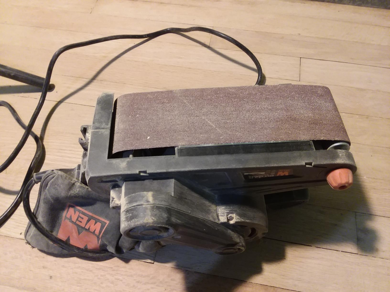 WEN 6321 7-Amp 3 in. x 21 in. Corded Belt Sander with Dust Bag , Black customer photo 2