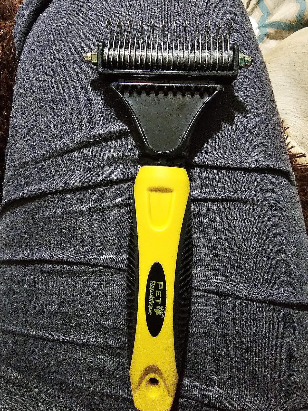 Pet Republique Matt Splitters Tool – Effective Mat Remover and De-matting Comb for Long-Haired Dogs, Cats, Rabbits – Regular 12+23 Teeth Design customer photo 1