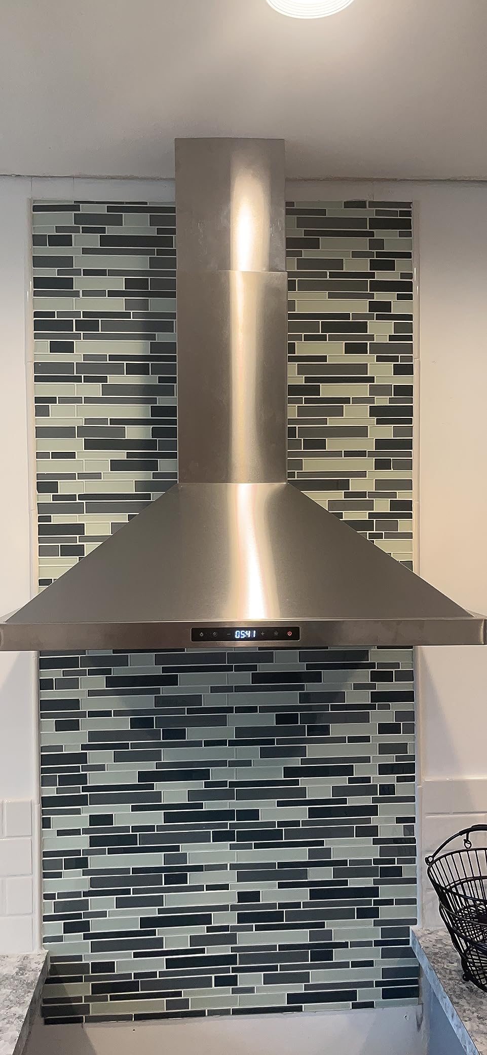 30 in. Vista Coll 380 CFM Ducted Wall Mount Range Hood LED, Stainless Steel customer photo 2
