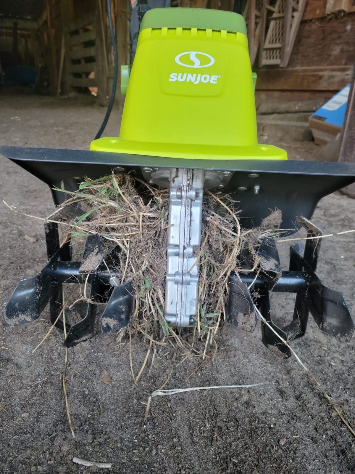 Sun Joe Corded Electric Garden Tiller & Cultivator with Steel Tines, TJ604E customer photo 2
