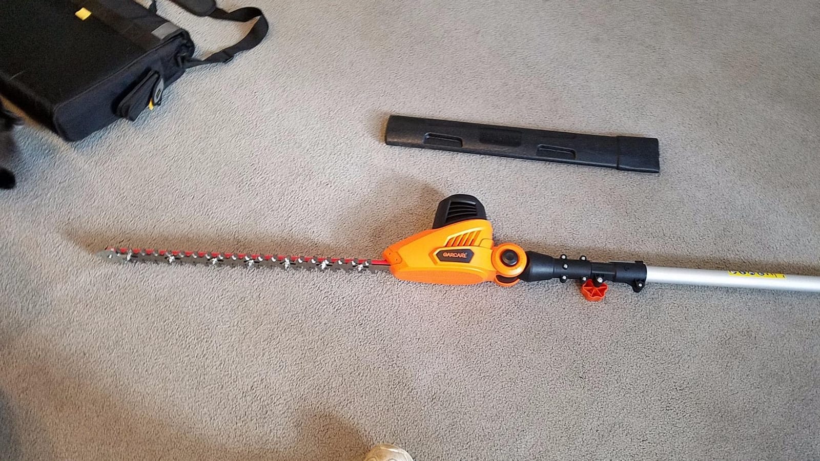 GARCARE Electric Pole Hedge Trimmer with 18 inch Dual-Action Laser Cut customer photo 2